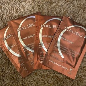 4 packs of Malibu Hard water packets